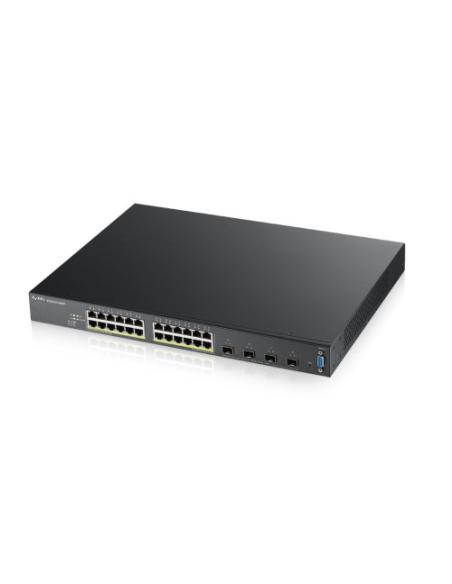 Zyxel XGS2210-28HP Gestionado L2 Gigabit Ethernet (10/100/1000) Energía sobre Ethernet (PoE) 1U Negro