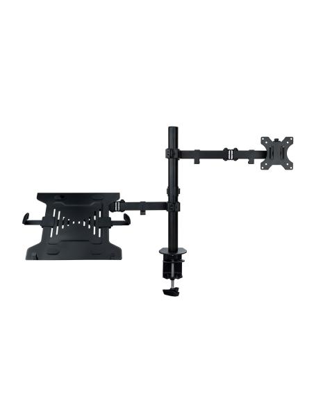 SOPORTE DE MESA MONITORPORTATIL 2 BRAZOS 13-32 NEGRO TOOQ DB1200TN-B
