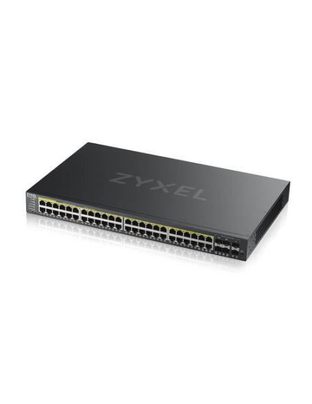 Zyxel GS2220-50HP-EU0101F switch Gestionado L2 Gigabit Ethernet (10/100/1000) Energía sobre Ethernet (PoE) Negro