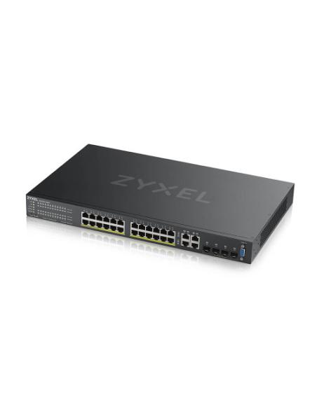 Zyxel GS2220-28HP-EU0101F switch Gestionado L2 Gigabit Ethernet (10/100/1000) Energía sobre Ethernet (PoE) Negro