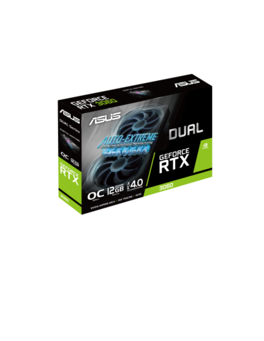 ASUS Dual -RTX3060-O12G-V2 NVIDIA GeForce RTX 3060 12 GB GDDR6 (NO VALIDO PARA MINERIA ).