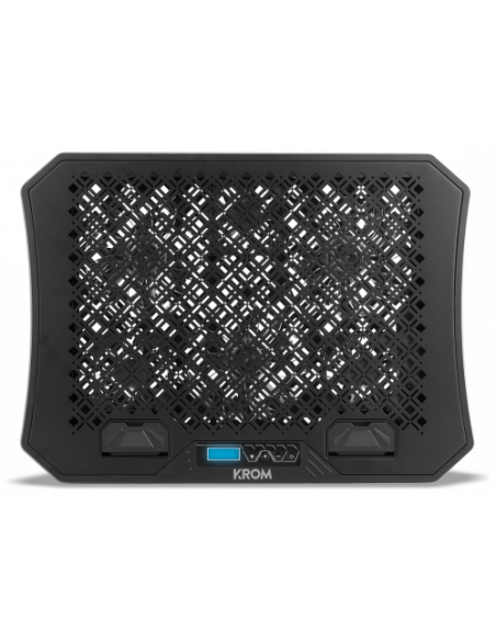 KROM BASE REFRIGERACION PORTATIL HASTA 19". SOPORTE SMARTPHONE. HUB 2 X USB. RGB (NXKROMKOOLER)