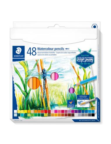 LÁPICES DE COLORES ACUARELABLES 146 10C, 48 PZAS STAEDTLER 14610C C48