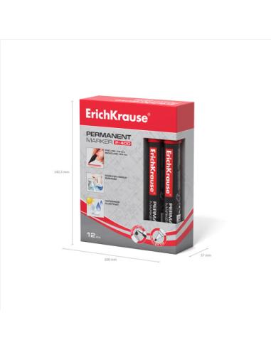 ErichKrause P-400 marcador 1 pieza(s) Punta redonda Rojo
