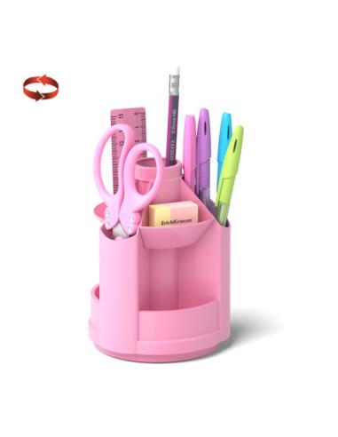 ErichKrause Mini Desk porta lápices Plástico Rosa