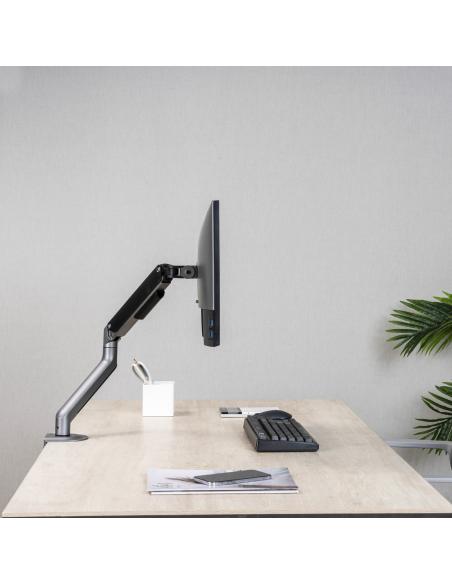 SOPORTE DE MESA MONITORTV GIRA INCLI 1 BRAZO 17-32 GRIS TOOQ DB4032TNR-G