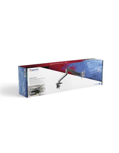 SOPORTE DE MESA MONITORTV GIRA INCLI 1 BRAZO 17-32 GRIS TOOQ DB4032TNR-G