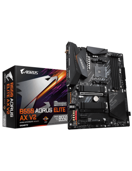 Gigabyte B550 AORUS ELITE AX V2 placa base AMD B550 Zócalo AM4 ATX