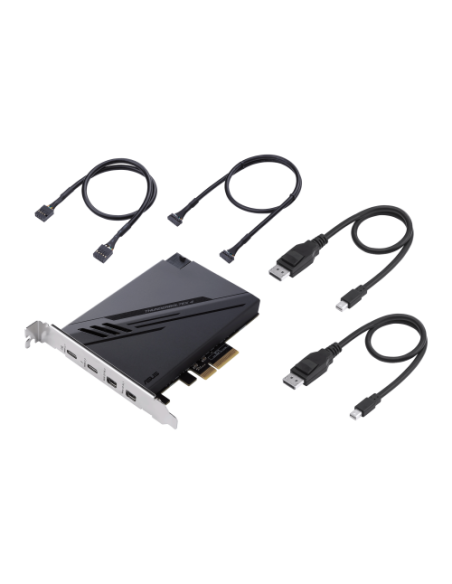 ASUS ThunderboltEX 4 tarjeta y adaptador de interfaz Interno Mini DisplayPort, PCIe, Thunderbolt, USB 2.0, USB 3.2 Gen 2 (3.1 Ge