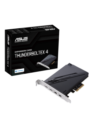 ASUS ThunderboltEX 4 tarjeta y adaptador de interfaz Interno Mini DisplayPort, PCIe, Thunderbolt, USB 2.0, USB 3.2 Gen 2 (3.1 Ge