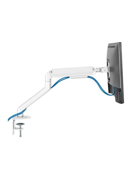 SOPORTE DE MESA MONITORTV GIRA INCLI 1 BRAZO 17-32 BLANCO TOOQ DB4032TNR-W