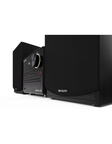 Sharp XL-B512(BK) sistema de audio para el hogar Microcadena de música para uso doméstico 45 W Negro