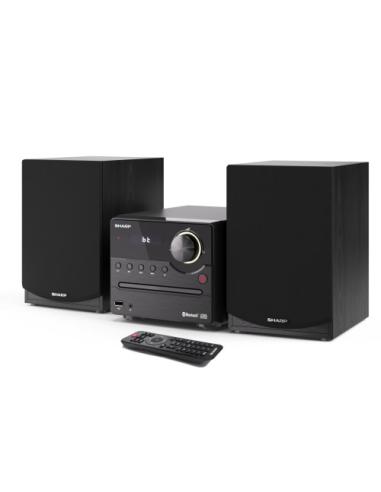 Sharp XL-B512(BK) sistema de audio para el hogar Microcadena de música para uso doméstico 45 W Negro