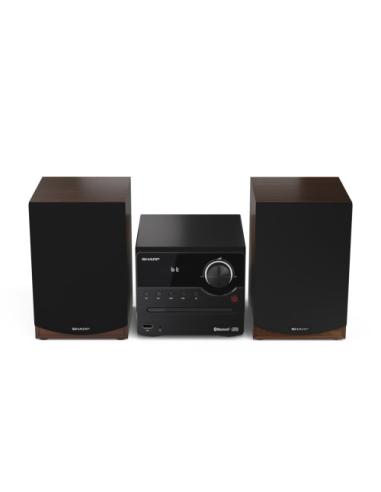 Sharp XL-B512(BR) sistema de audio para el hogar Microcadena de música para uso doméstico 45 W Marrón