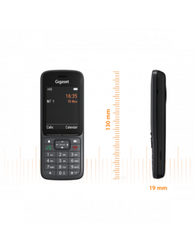 Gigaset SL800H PRO Teléfono DECT/analógico Identificador de llamadas Antracita