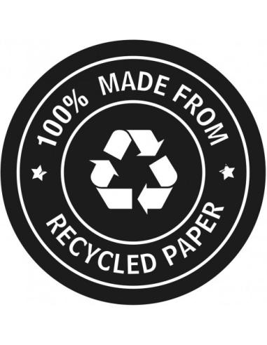 CUADERNO 100% RECICLADO NB-4 A4 120HOJAS TAPAS POLIPROPILENO MIQUELRIUS 6038