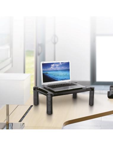 SOPORTE ELEVADOR PARA MONITOR-PORTATIL NEGRO AISENS MR02-117