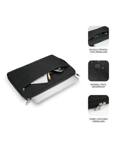 SUBBLIM Funda Ordenador Urban Laptop Sleeve 15,6" Black