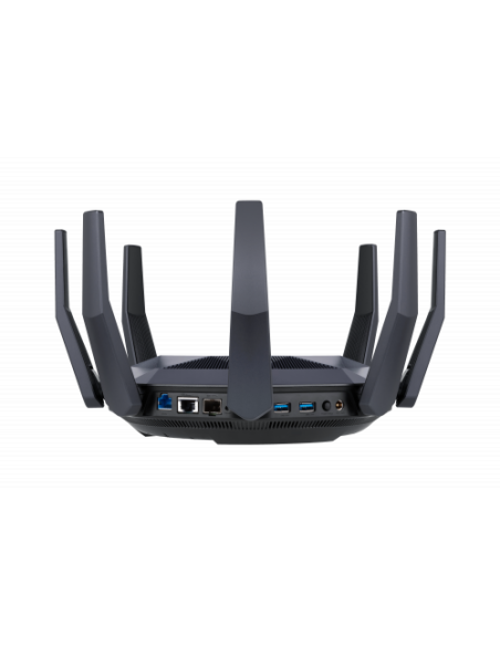 ASUS RT-AX89X AX6000 AiMesh router inalámbrico Ethernet Doble banda (2,4 GHz / 5 GHz) 3G 4G Negro