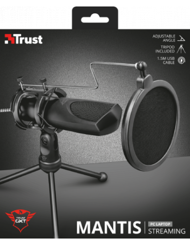 TRUST MICROFONO STREAMING MANTIS GXT 232