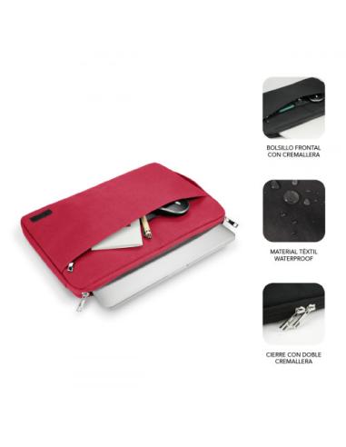 SUBBLIM URBAN LAPTOP SLEEVE 15,6" RED
