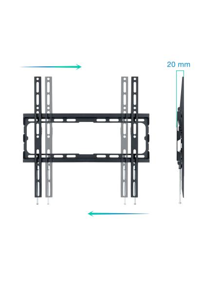SOPORTE PARED MONITORTV 32-70 NEGRO TOOQ LP1070F-B