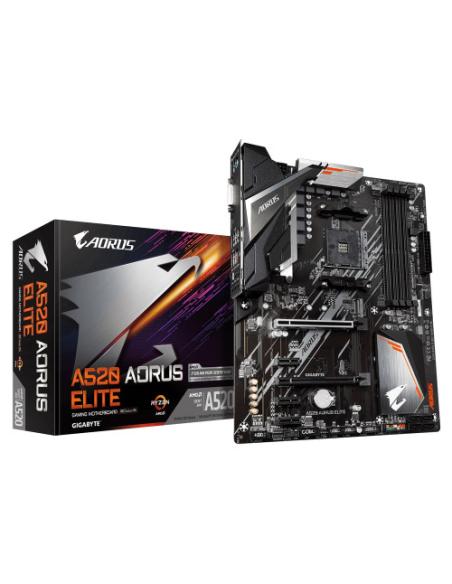 Gigabyte A520 AORUS ELITE placa base Zócalo AM4 ATX AMD A520