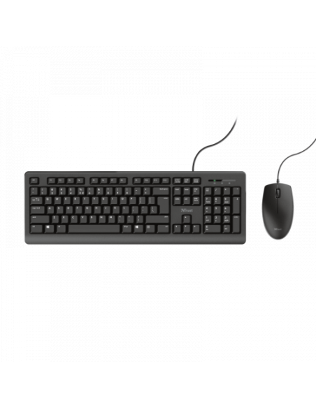 Trust TKM-250 teclado USB Español Negro
