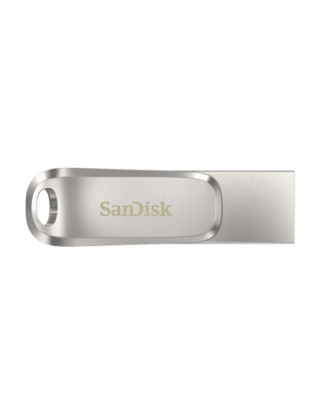 Sandisk Ultra Dual Drive Luxe unidad flash USB 128 GB USB Type-A / USB Type-C 3.2 Gen 1 (3.1 Gen 1) Acero inoxidable