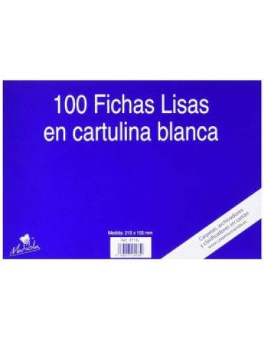 100 FICHAS DE CARTULINA LISA (215X160 MM) Nº. 5 MARIOLA 3115L