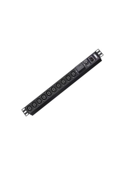 Aten PE0110SG unidad de distribución de energía (PDU) 10 salidas AC 1U Negro