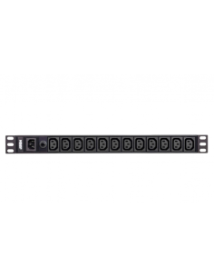 Aten PE0112G unidad de distribución de energía (PDU) 1U Negro 12 salidas AC