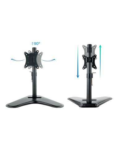 SOPORTE DE MESA MONITORTV GIRA INCLI 1 BRAZO 17-32 NEGRO TOOQ DB1701TN-B