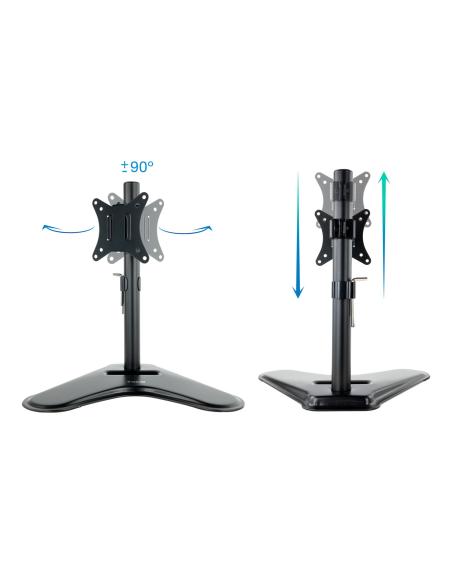SOPORTE DE MESA MONITORTV GIRA INCLI 1 BRAZO 17-32 NEGRO TOOQ DB1701TN-B