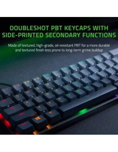TECLADO RAZER HUNTSMAN MINI PURPLE SWITCH (ESPAÑOL) (RZ03-03392900-R311)