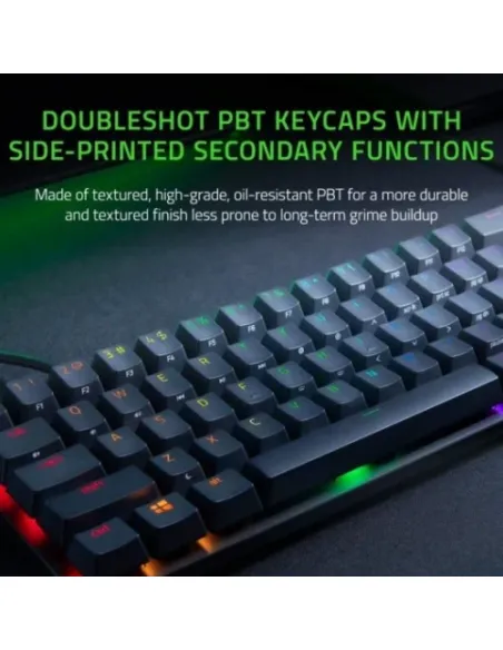 TECLADO RAZER HUNTSMAN MINI PURPLE SWITCH (ESPAÑOL) (RZ03-03392900-R311)