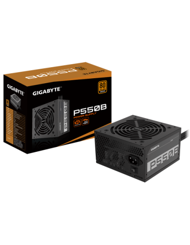 Gigabyte P550B unidad de fuente de alimentación 550 W 20+4 pin ATX ATX Negro