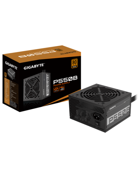 Gigabyte P550B unidad de fuente de alimentación 550 W 20+4 pin ATX ATX Negro