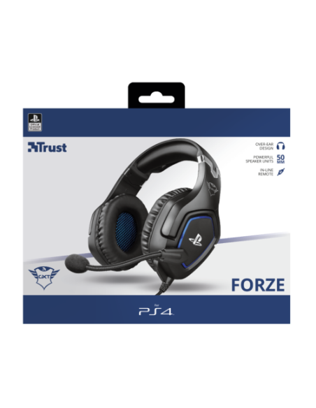 Trust GXT 488 Forze PS4 Auriculares Diadema Negro