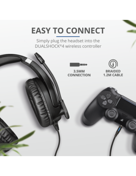 Trust GXT 488 Forze PS4 Auriculares Diadema Negro