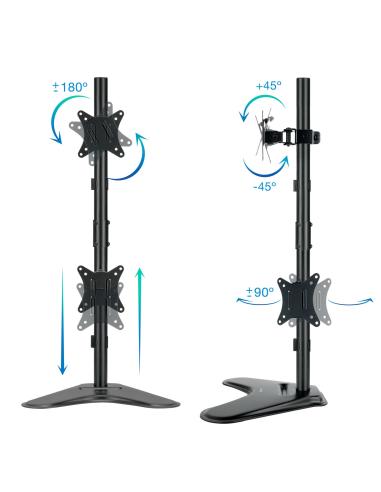 SOPORTE DE MESA MONITORTV GIRA INCLI 2 BRAZOS 17-32 VERTI TOOQ DB1703TNV-B