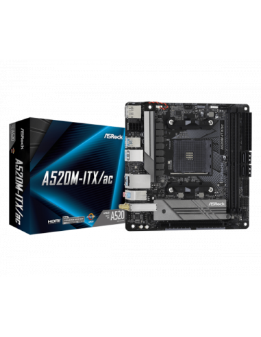 Asrock A520M-ITX/ac Zócalo AM4 micro ATX