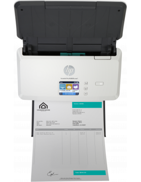 HP Scanjet Pro N4000 snw1 Escáner alimentado con hojas 600 x 600 DPI A4 Negro, Blanco