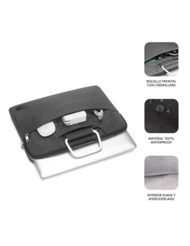 SUBBLIM Funda Ordenador Business Laptop Sleeve 15,6" Grey