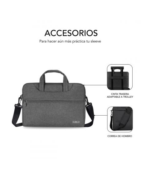 SUBBLIM Funda Ordenador Business Laptop Sleeve 13,3-14" Grey