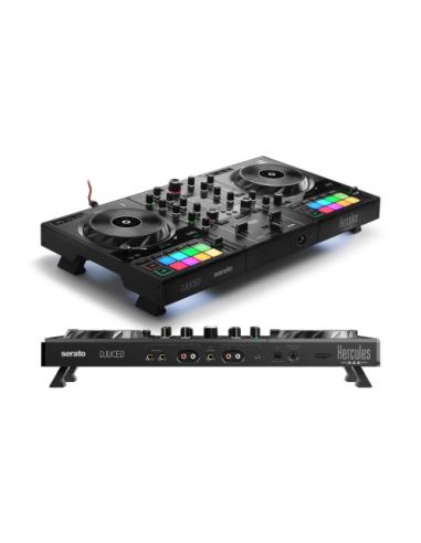 Hercules Inpulse 500 DVS (Sistema de vinilo digital) para scratch digital Negro
