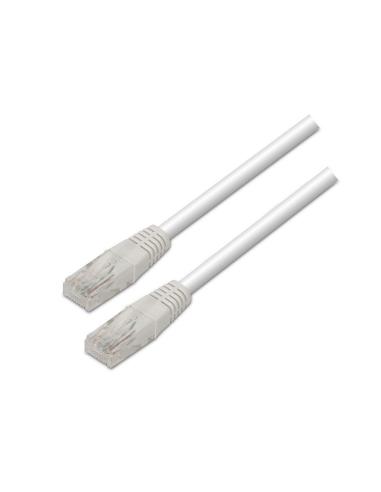CABLE RED LATIGUILLO RJ45 CAT.5E UTP AWG24 BLANCO 0.5M AISENS A133-0196