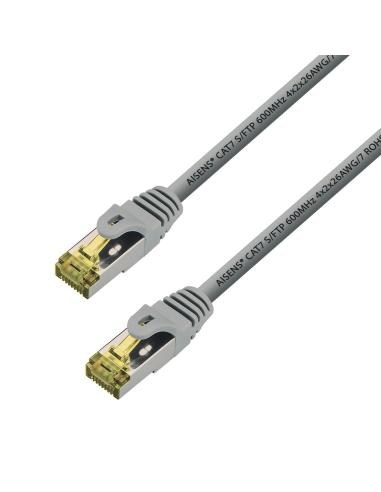 CABLE RED LATIGUILLO RJ45 LSZH CAT.7 SFTP AWG26 GRIS 2.0M AISENS A146-0335