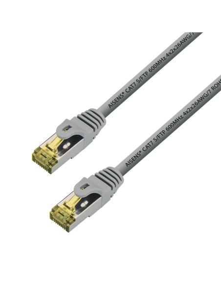 CABLE RED LATIGUILLO RJ45 LSZH CAT.7 SFTP AWG26 GRIS 2.0M AISENS A146-0335