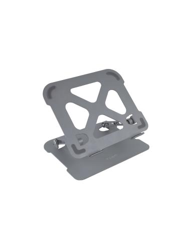 SOPORTE ELEVADOR ALUMINIO AJUSTABLE ERGON PORTATIL TOOQ TQLRS0012-AL-G